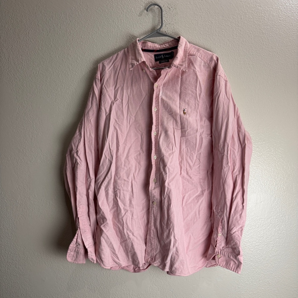 Ralph Lauren Classic Fit Button Up Shirt Size XXL
